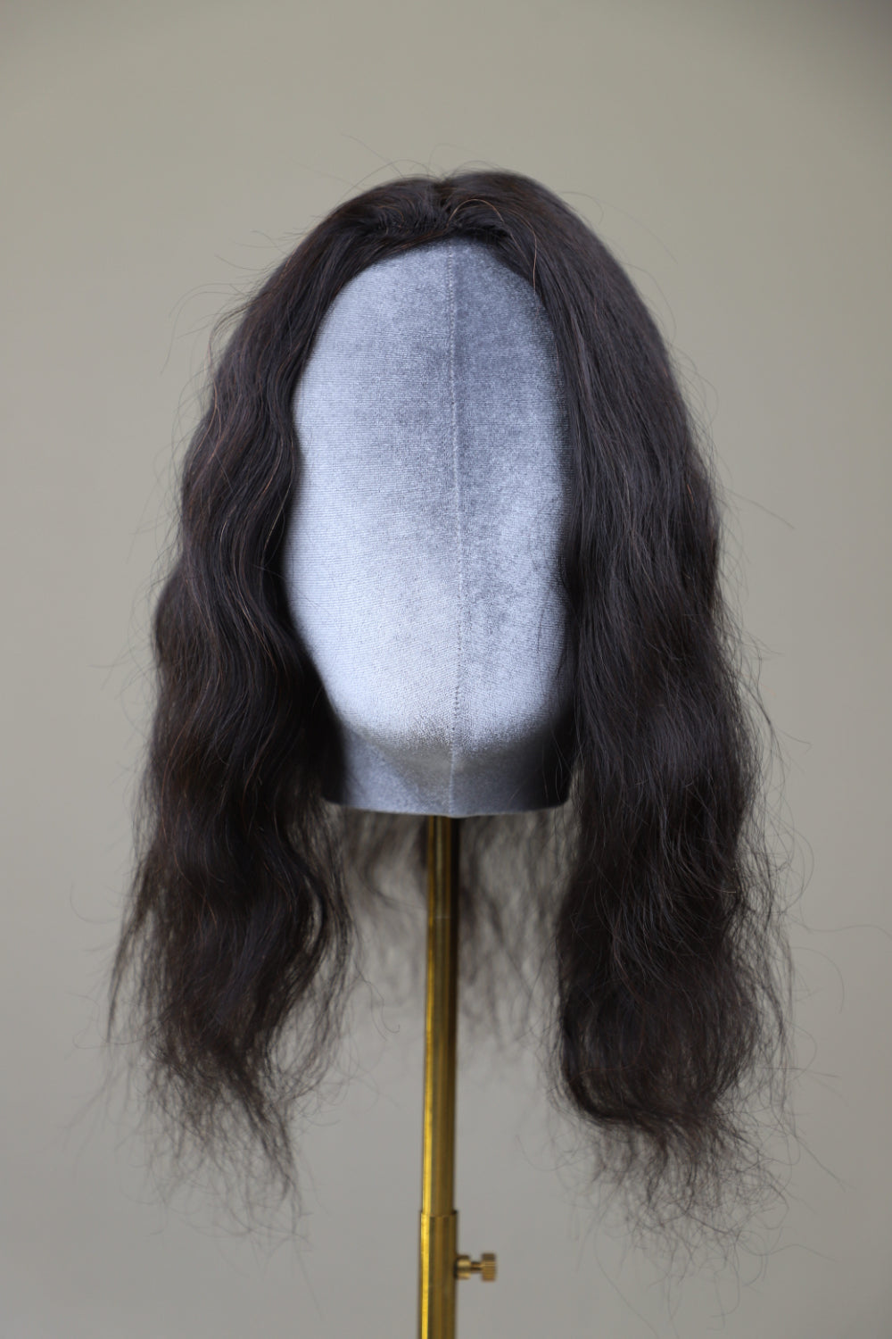 3X5" Straight  Jet Black Topper 18 Inch