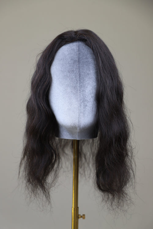 3X5" Straight  Jet Black Topper 18 Inch