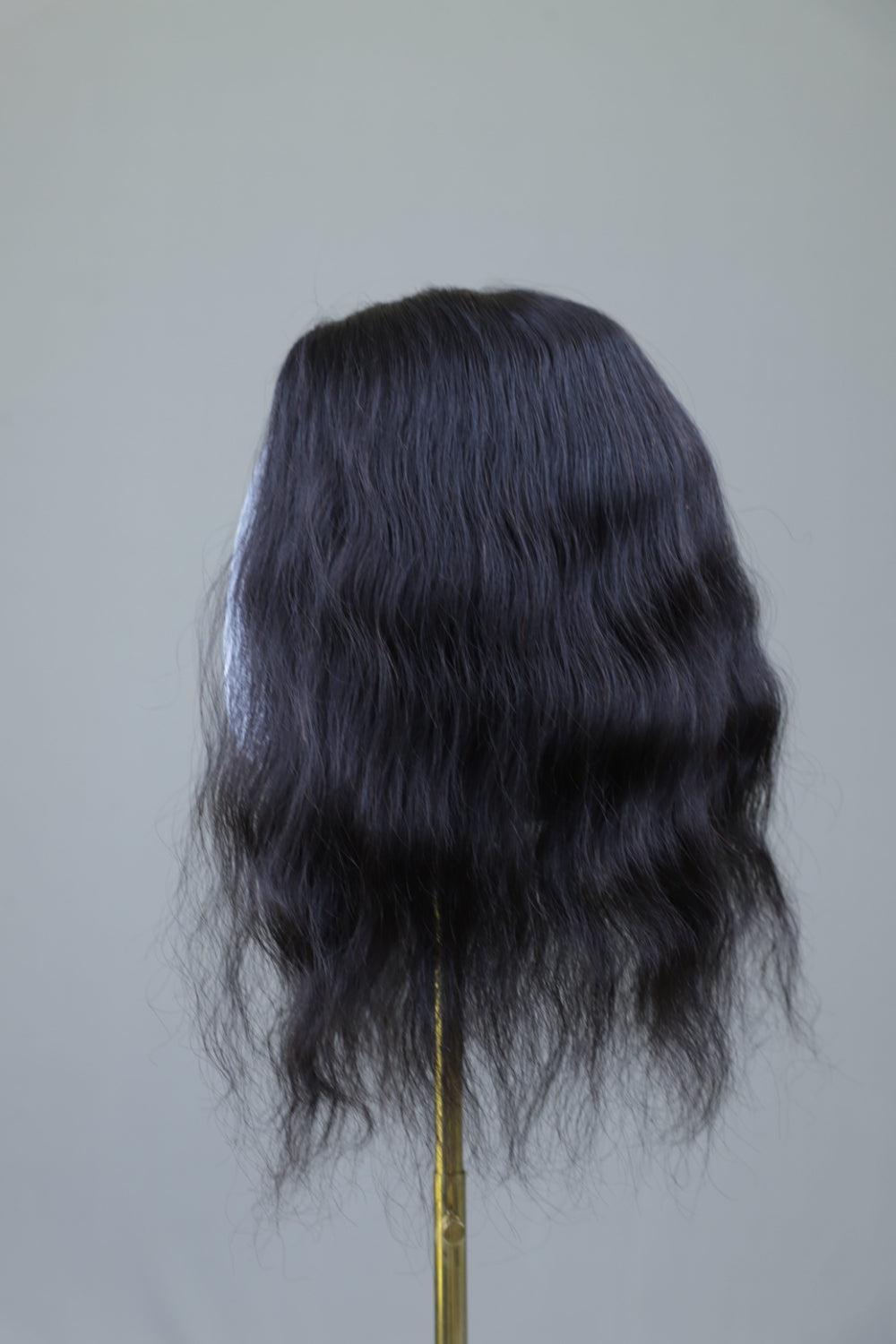 3X5" Straight  Jet Black Topper 18 Inch