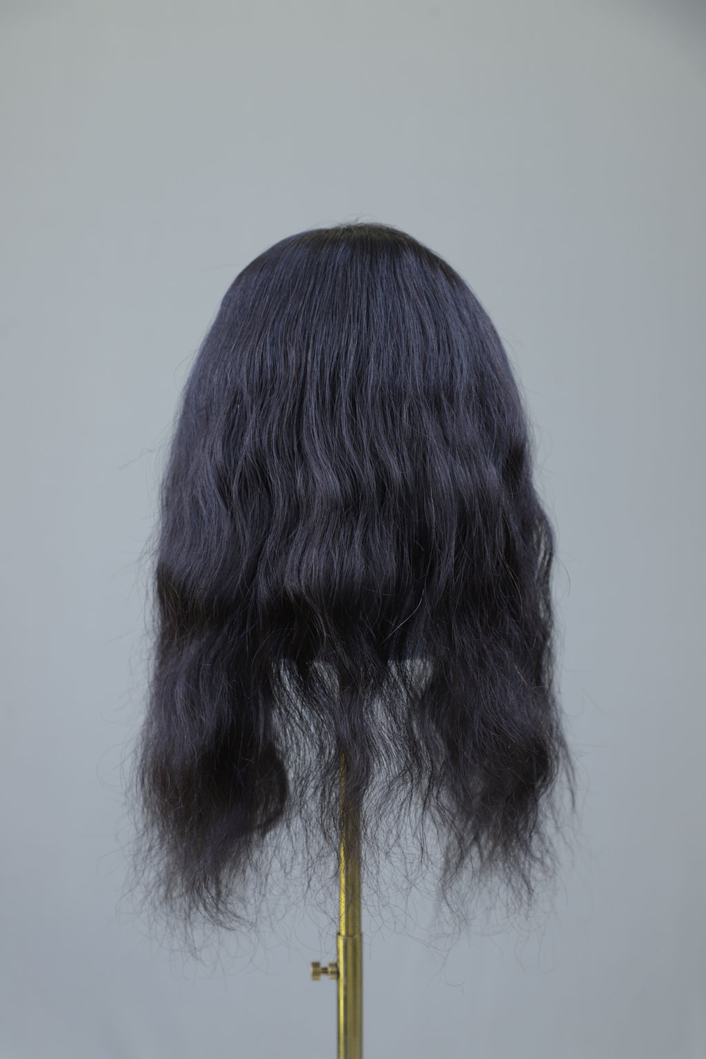 3X5" Straight  Jet Black Topper 18 Inch