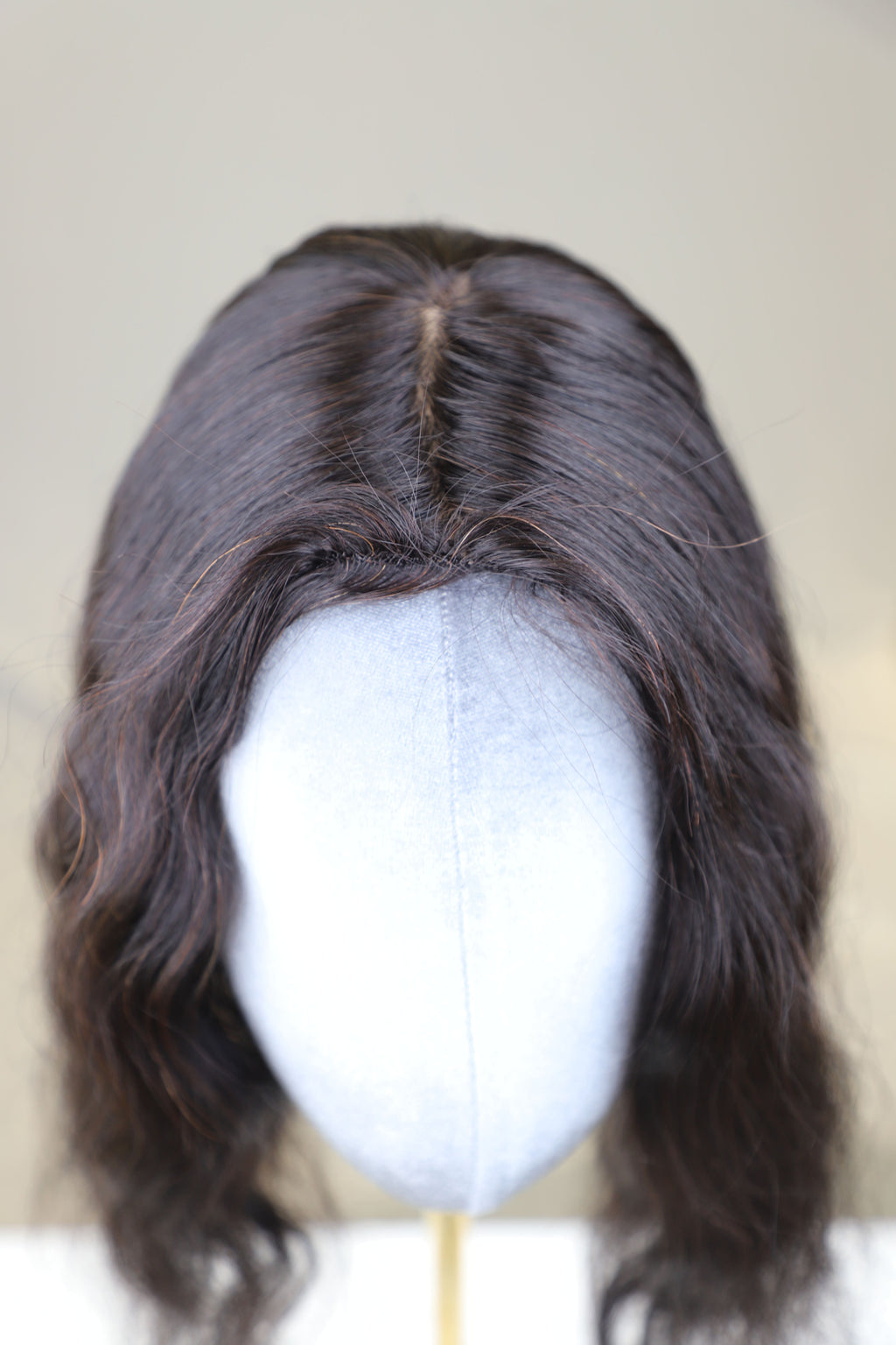 3X5" Straight  Jet Black Topper 18 Inch