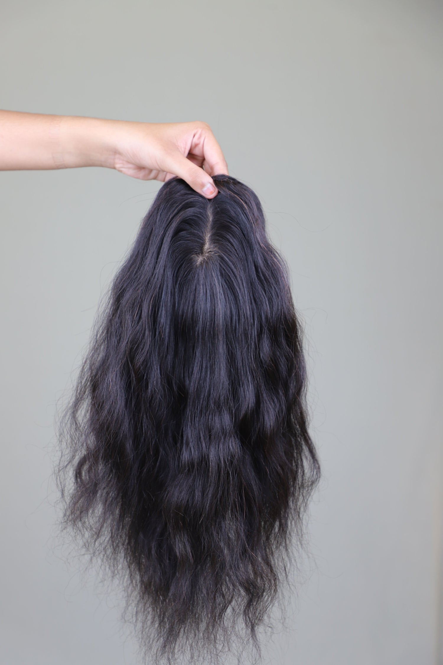 3X5" Straight  Jet Black Topper 18 Inch