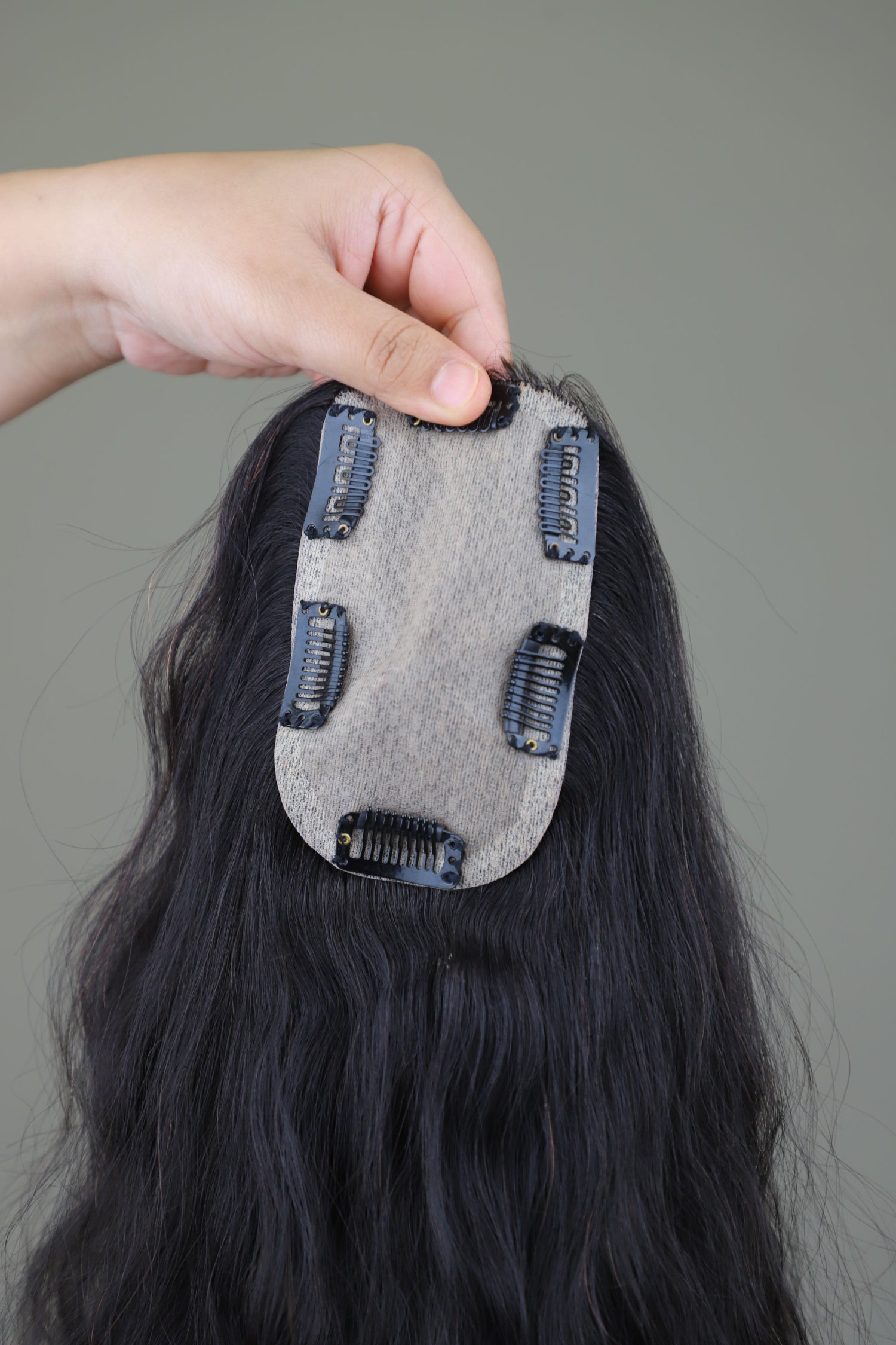 3X5" Straight  Jet Black Topper 18 Inch