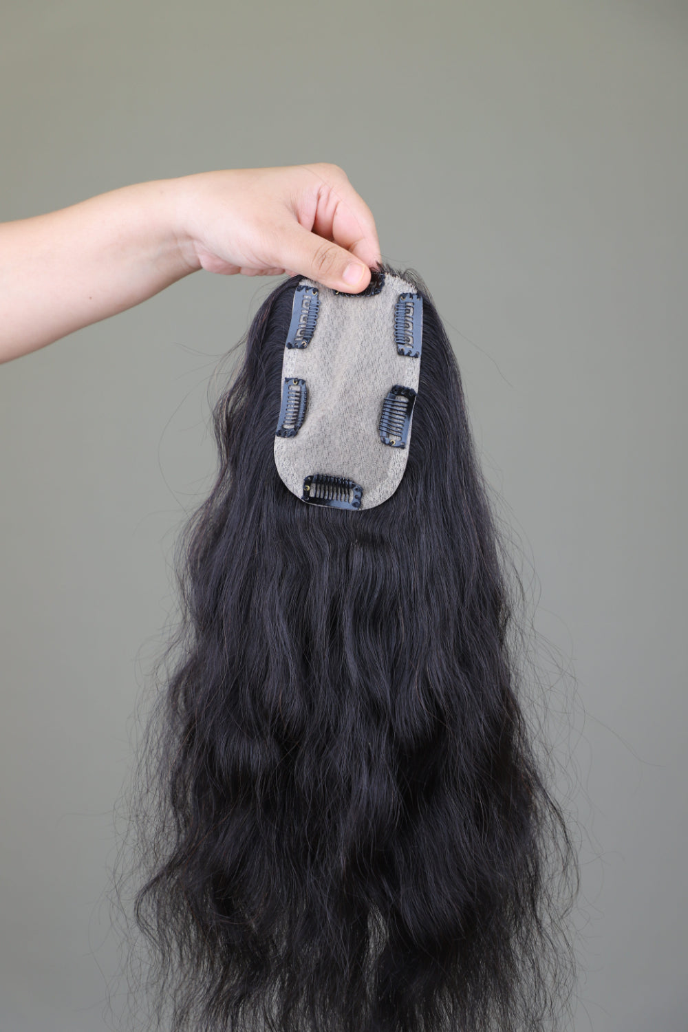 3X5" Straight  Jet Black Topper 18 Inch