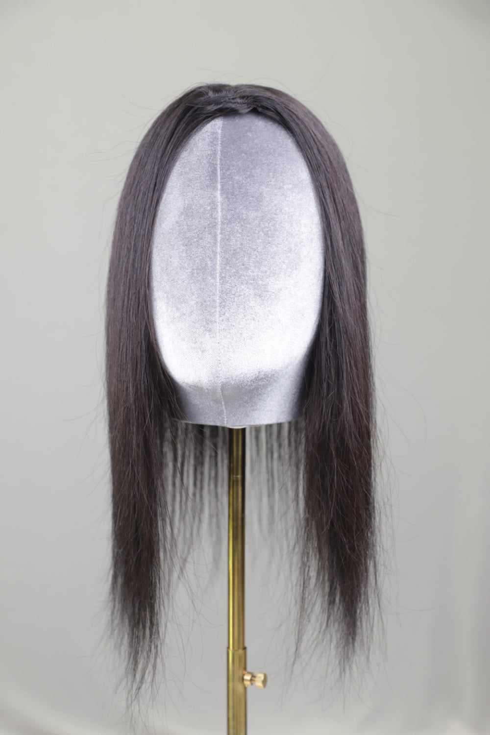 3X5" Straight  Jet Black & Color Topper 20 Inch