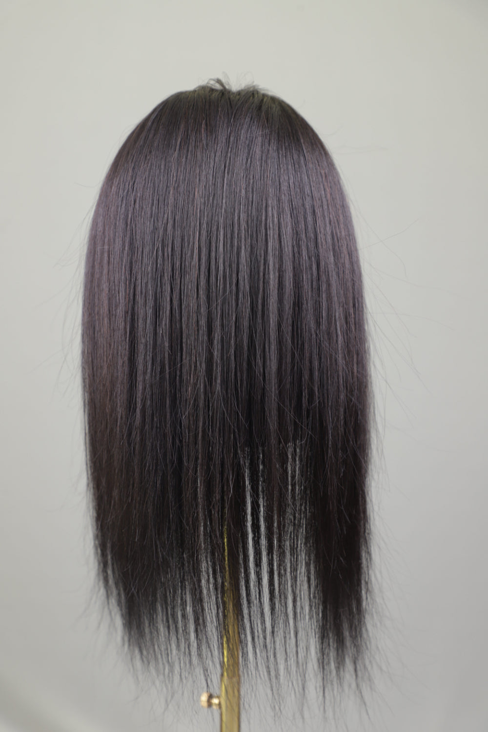 3X5" Straight  Jet Black & Color Topper 20 Inch