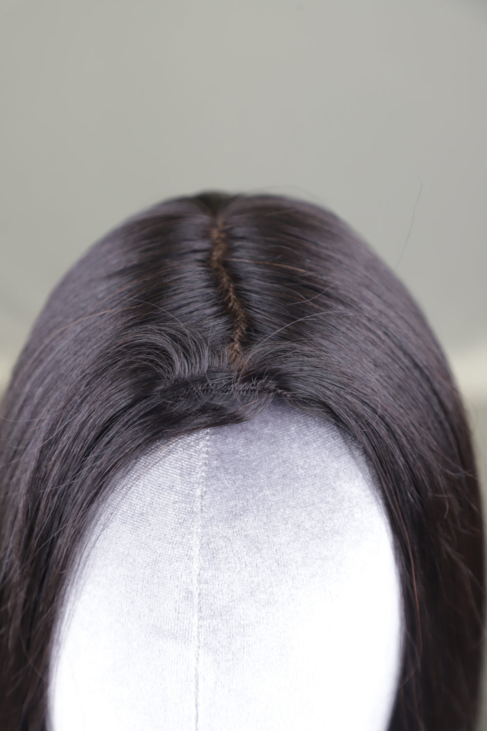 3X5" Straight  Jet Black & Color Topper 20 Inch