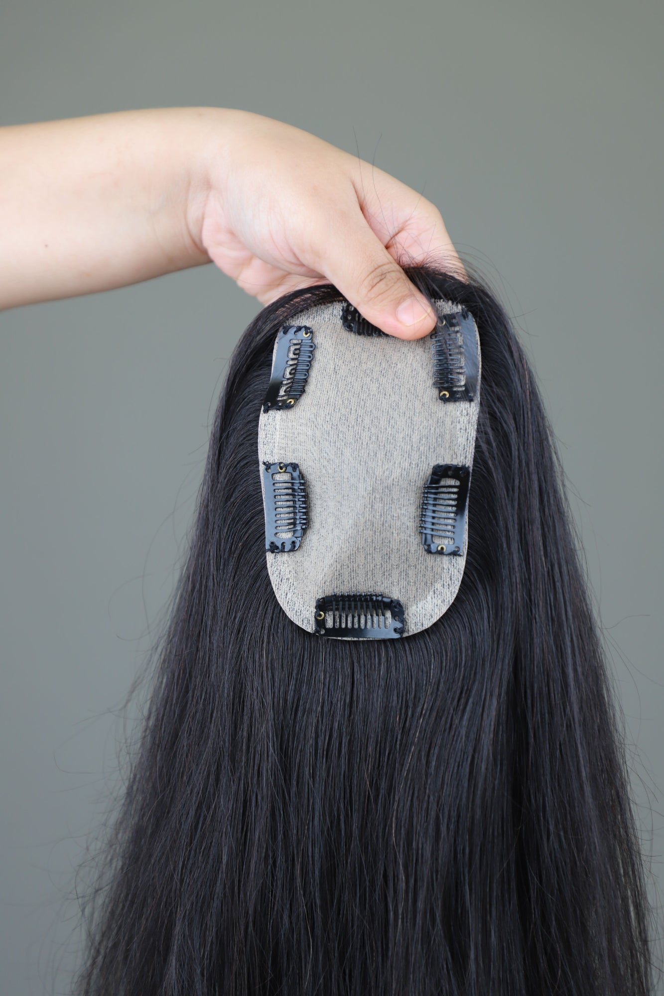 3X5" Straight black Topper 20 Inch