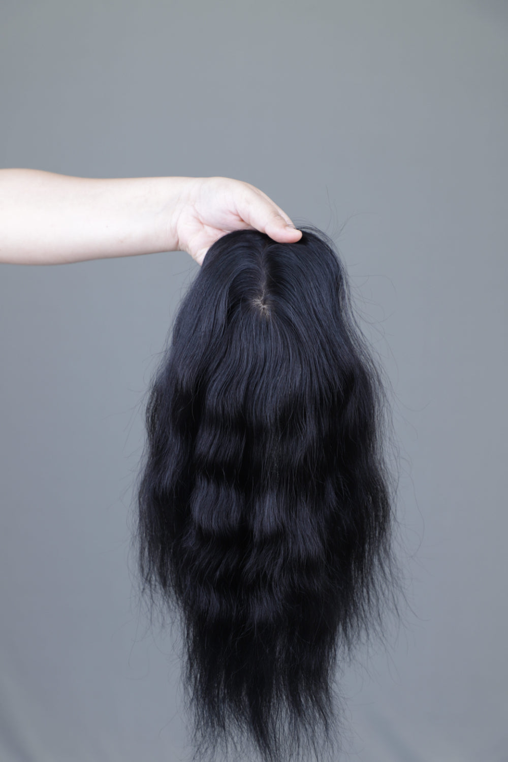 3x5" Wavy Backcomb Topper color 18 Inch