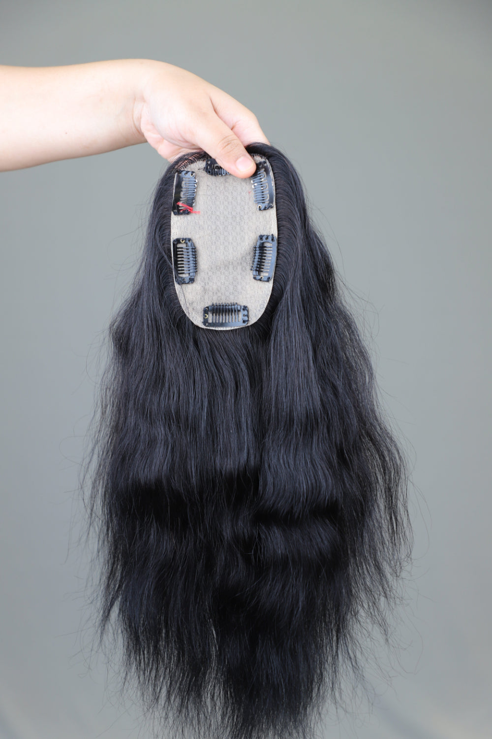 3x5" Wavy Backcomb Topper color 18 Inch