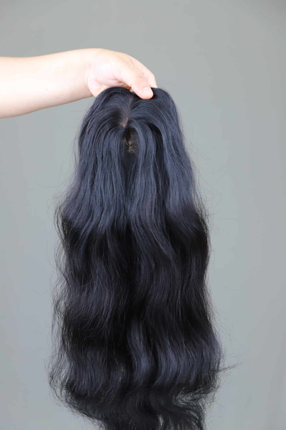 3x5" Wavy Backcomb Topper color 20 Inch