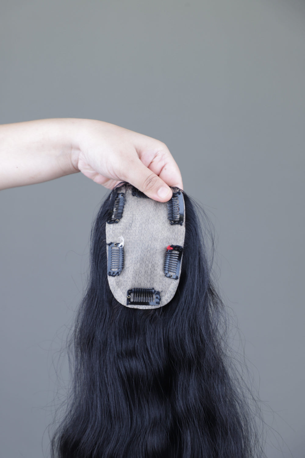 3x5" Wavy Backcomb Topper color 24 Inch