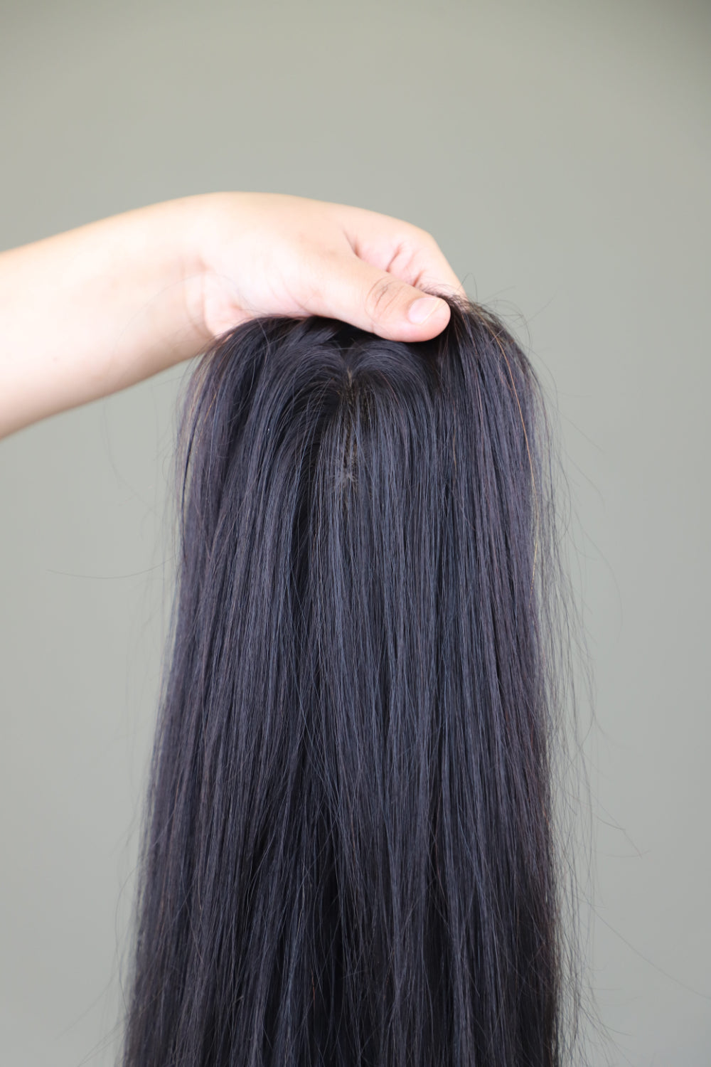 4x4.5" Straight Crown Volume Topper Black 24 inch