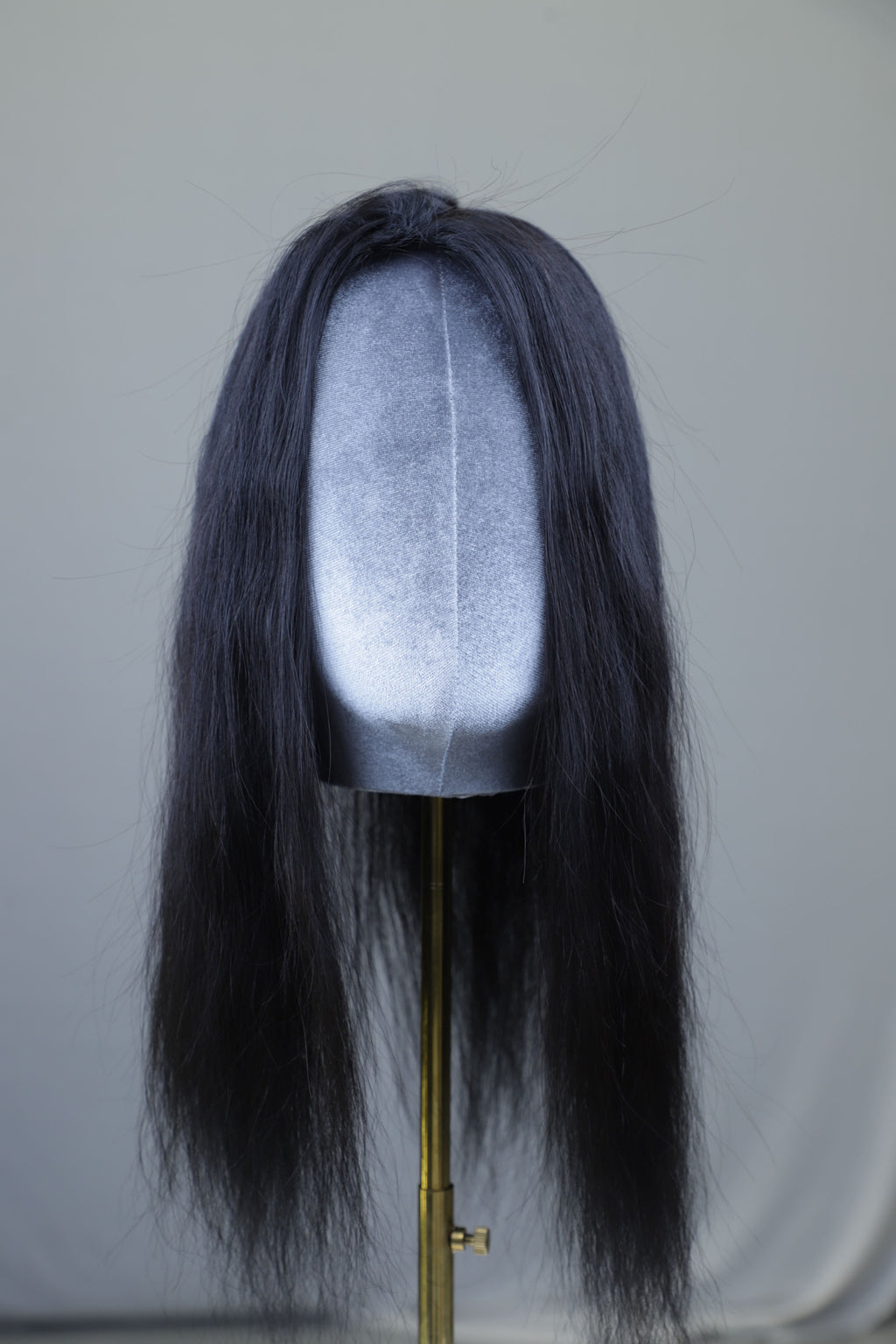 4x6" Natural Wavy Black Color Topper 22 Inch