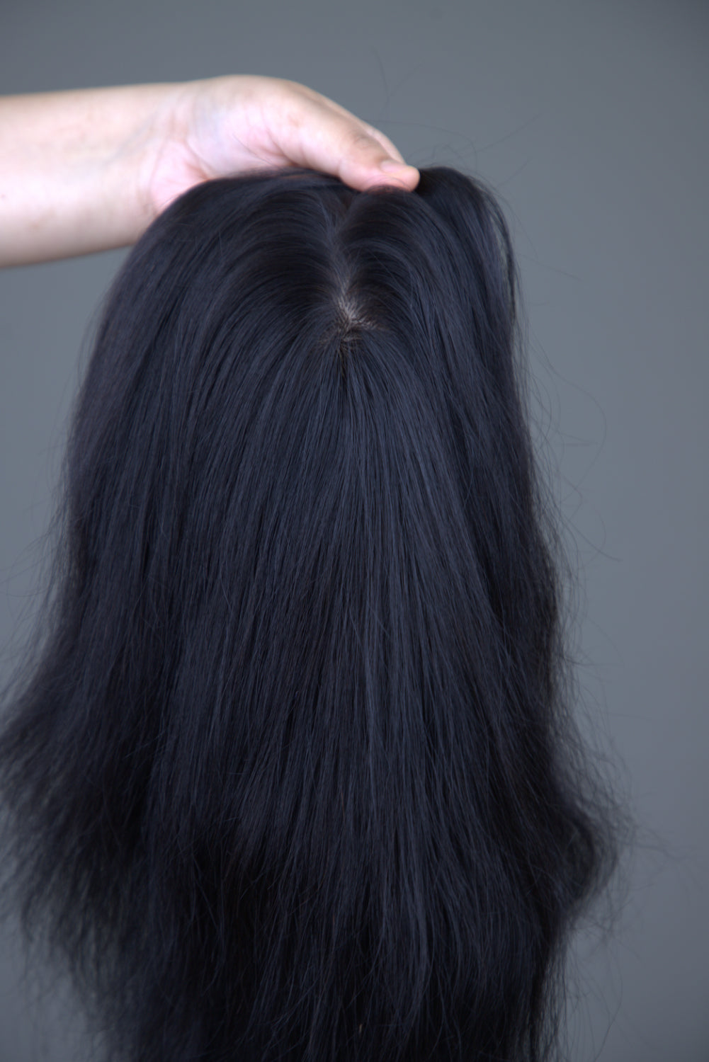 5x6" Wavy Backcomb Topper color 18 inch