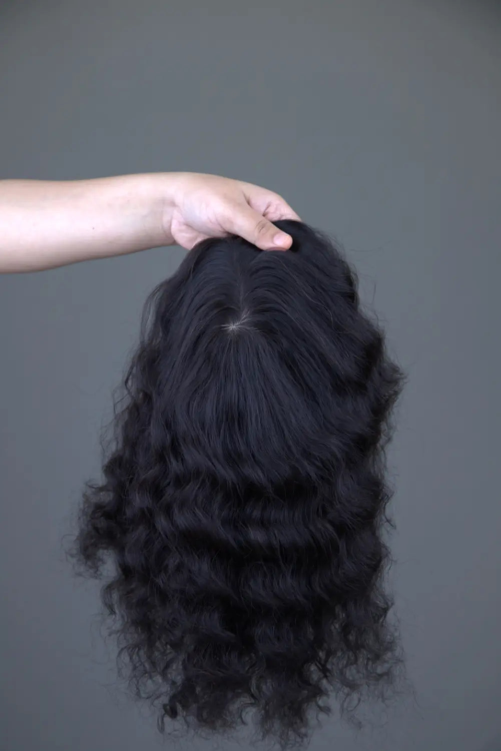 Full Covereage Volume Toppers - Curly black topper