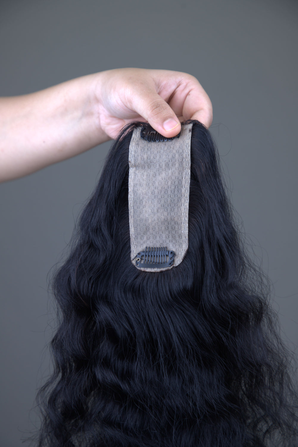 Wide Parting Series - Natural Wavy topper